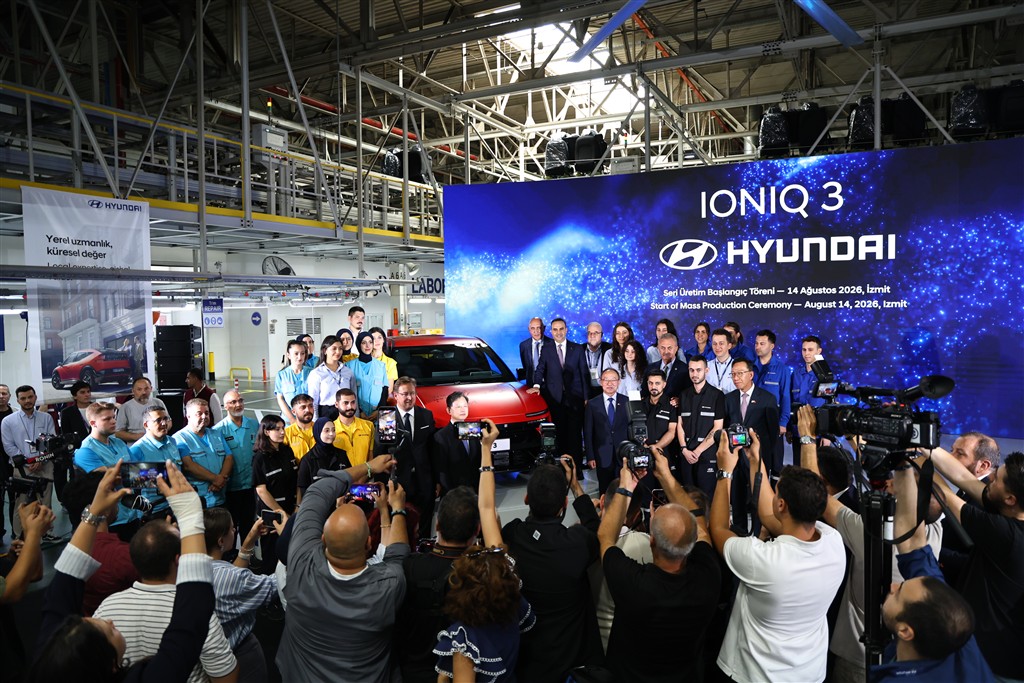 Hyundai Motor Türkiye, İlk Elektrikli Aracı IONIQ 3’ün Üretimine Başladı